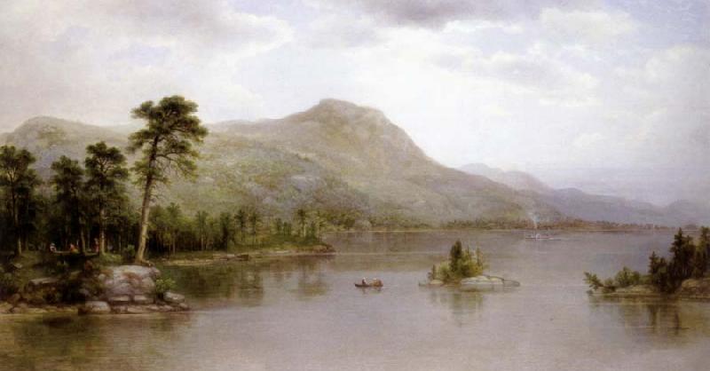 Asher Brown Durand Black Mountain,From the harbor island,Lake George oil painting image